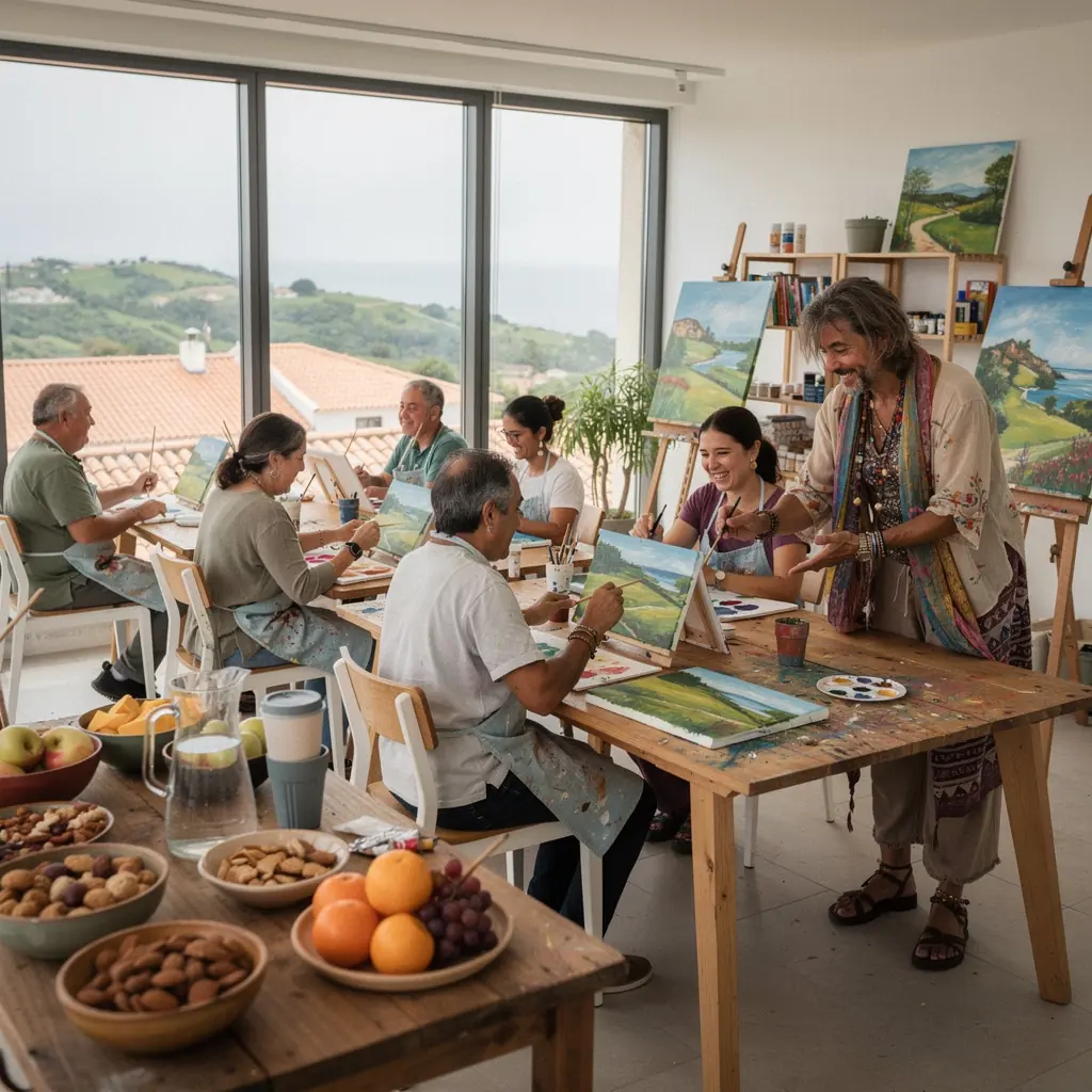 Grupo de pessoas se exercitando em harmonia, refletindo um estilo de vida saudável.