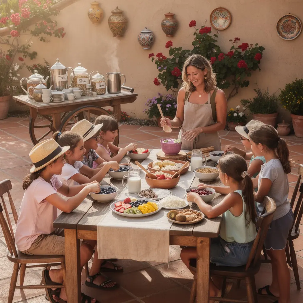 Variedade de nozes e sementes dispostas em uma mesa de lanche saudável.
